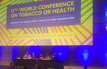Participation of CCT staff at World Conference on Tobacco or Health 2018