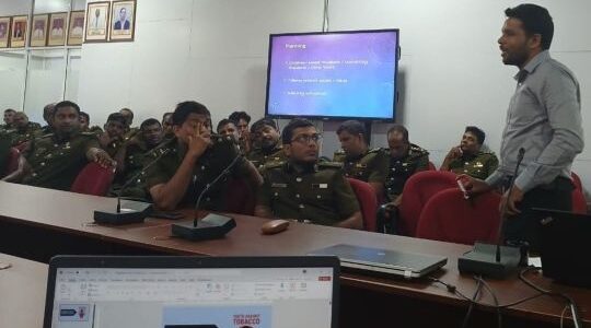 A training programme for Jaffna District Public Health Inspectors